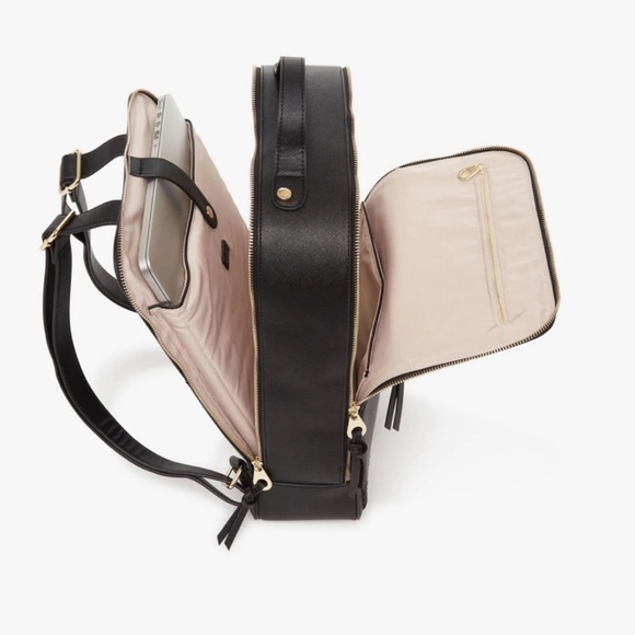 Calpak Kaya 15 inch Laptop Travel Backpack in Black - Picture 4 of 13